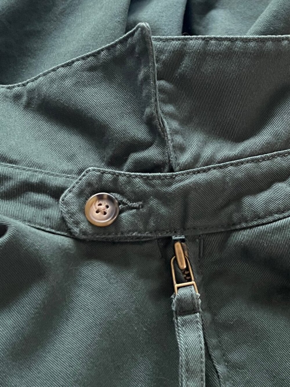 Vintage Ralph Laugher Chaps Bomber Jacket Oversized Preppy 100% Cotton Twill XL - Picture 7 of 11